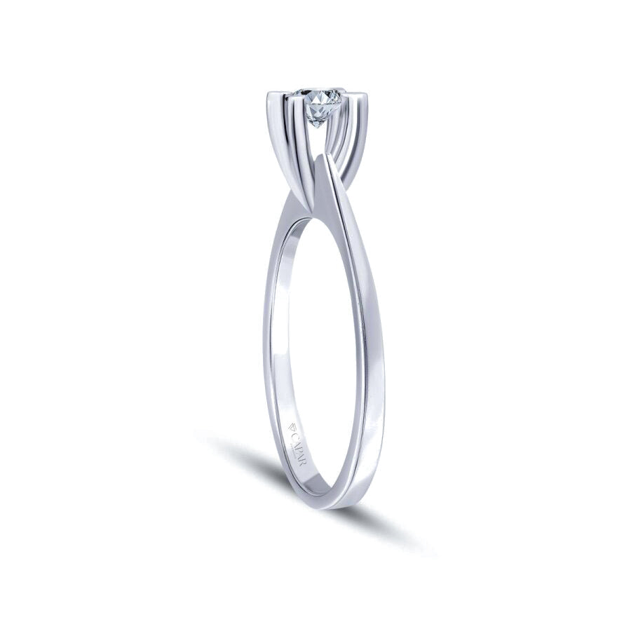 0.20 Karat Pırlanta Tektaş Yüzük Capar Diamond