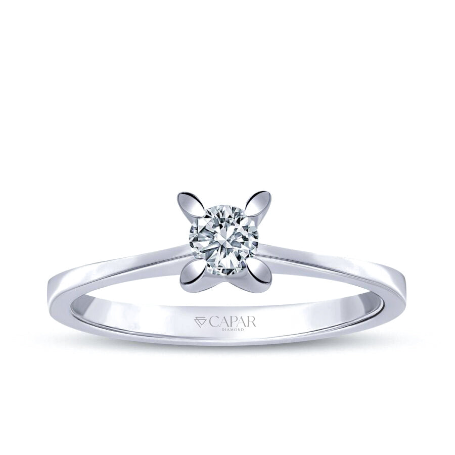 0.20 Karat Pırlanta Tektaş Yüzük Capar Diamond