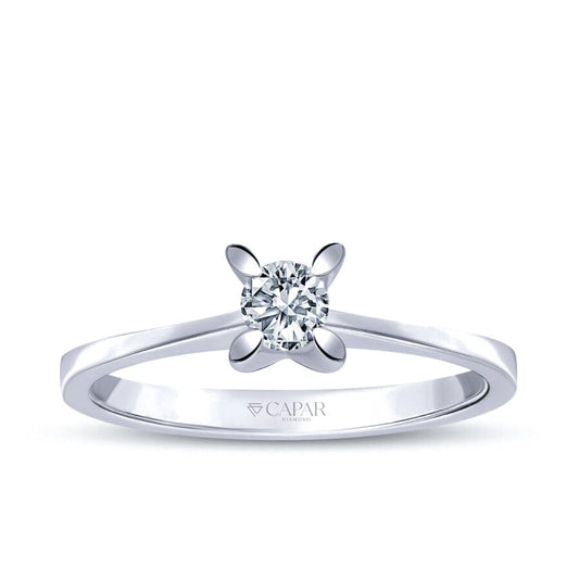 0.20 Karat Pırlanta Tektaş Yüzük Capar Diamond