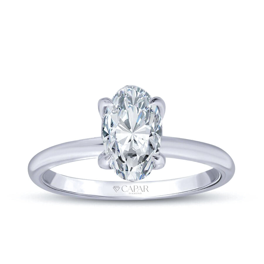 1.17 Karat Pırlanta Oval Tektaş Yüzük Capar Diamond