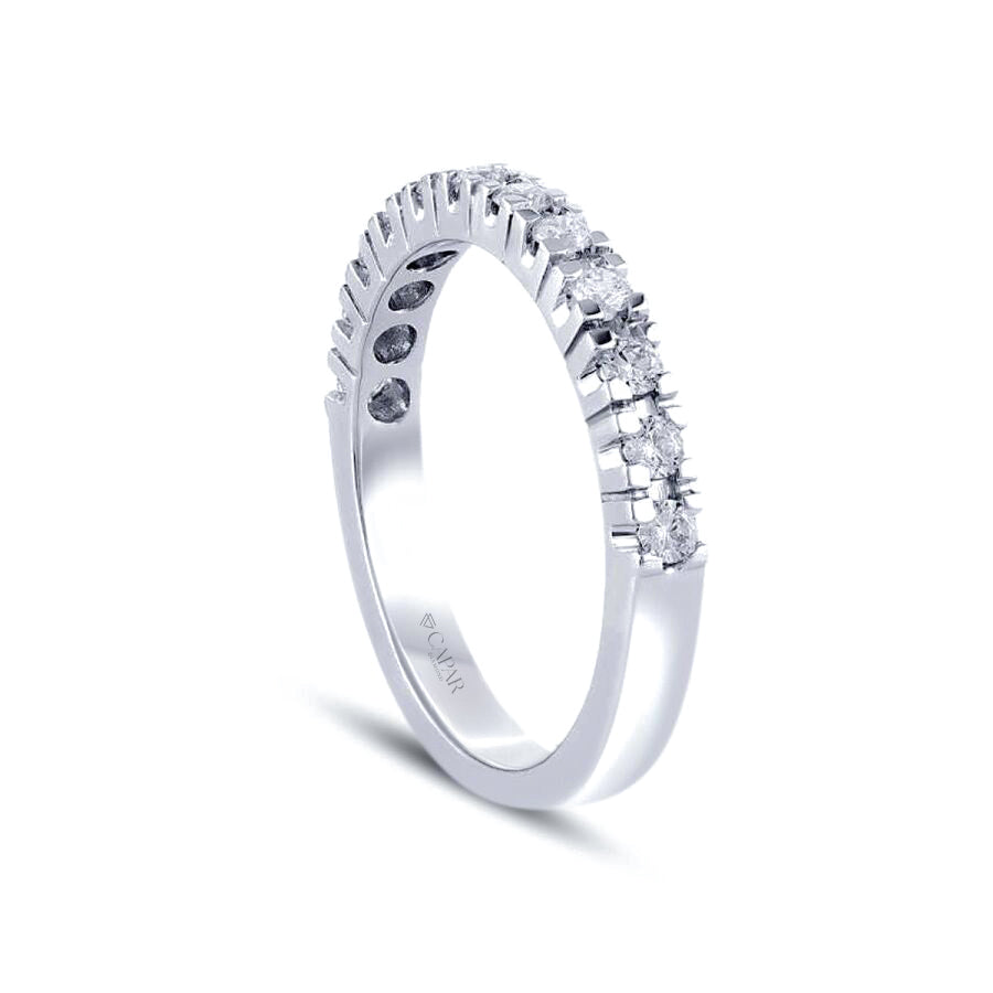 0.35 Karat Pırlanta Yarımtur Yüzük Capar Diamond