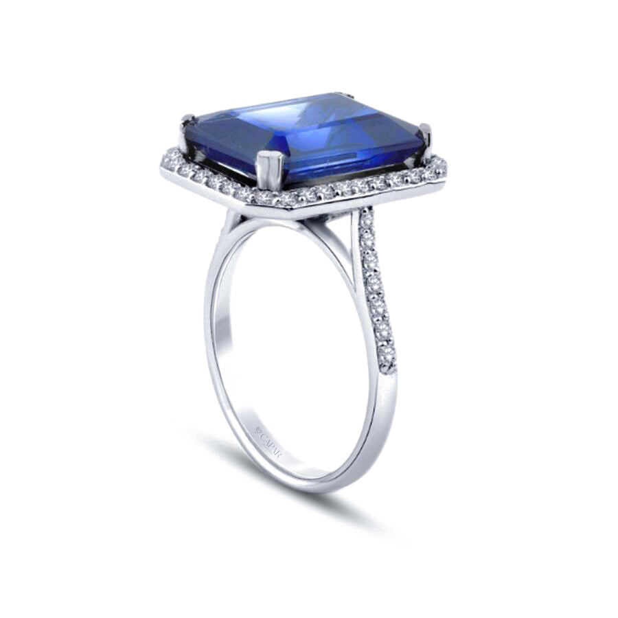 9.52 Karat Pırlanta Safir Yüzük Capar Diamond