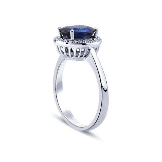 2.42 Karat Pırlanta Safir Yüzük Capar Diamond