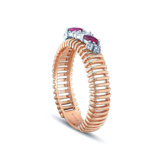 0.29 Karat Pırlanta Yakut Yüzük Capar Diamond