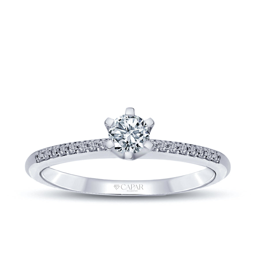 0.27 Karat Pırlanta Tektaş Yüzük Capar Diamond