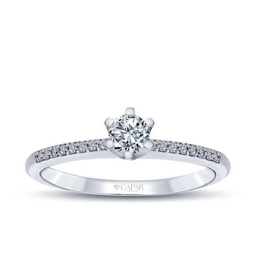 0.27 Karat Pırlanta Tektaş Yüzük Capar Diamond