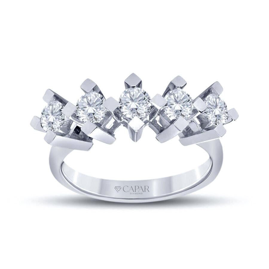 1.20 Karat Pırlanta Beştaş Yüzük Capar Diamond