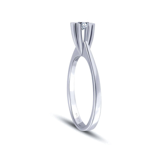 0.10 Karat Pırlanta Tektaş Yüzük Capar Diamond