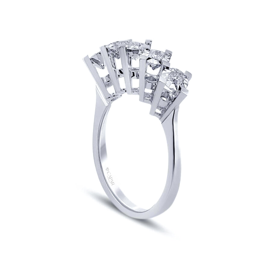 0.15 Karat Pırlanta Beştaş Yüzük Capar Diamond