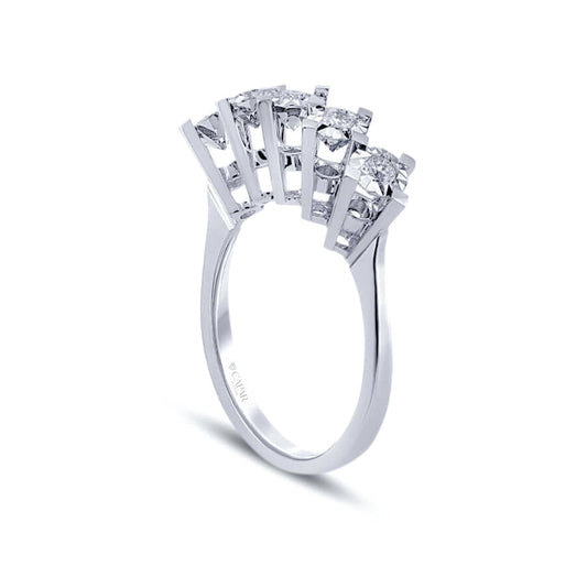 0.15 Karat Pırlanta Beştaş Yüzük Capar Diamond