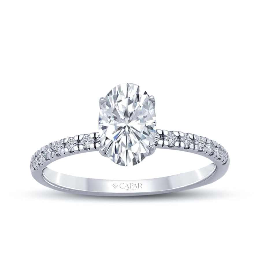 1.15 Karat Pırlanta Oval Tektaş Yüzük Capar Diamond