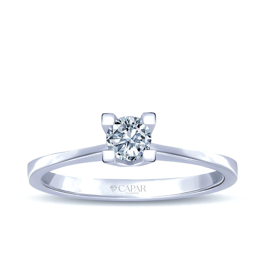 0.20 Karat Pırlanta Tektaş Yüzük Capar Diamond