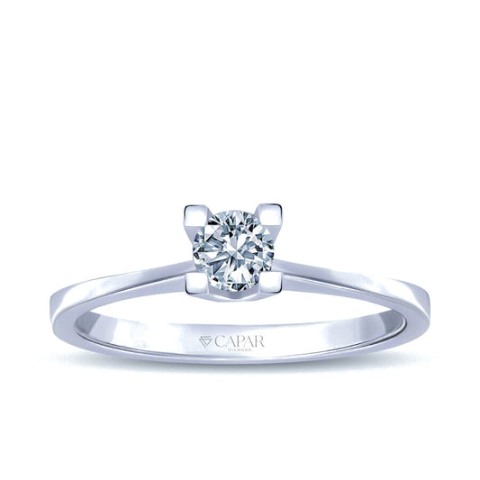 0.20 Karat Pırlanta Tektaş Yüzük Capar Diamond