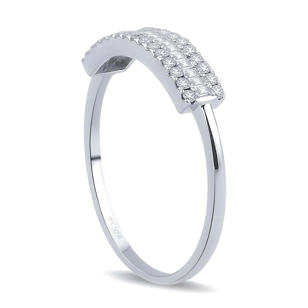 0.30 Karat Baget Pırlanta Yüzük Capar Diamond