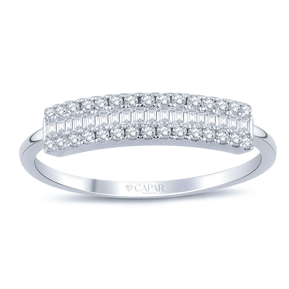 0.30 Karat Baget Pırlanta Yüzük Capar Diamond