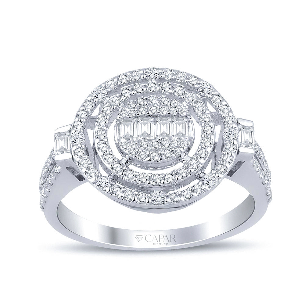 0.80 Karat Baget Pırlanta Yüzük Capar Diamond
