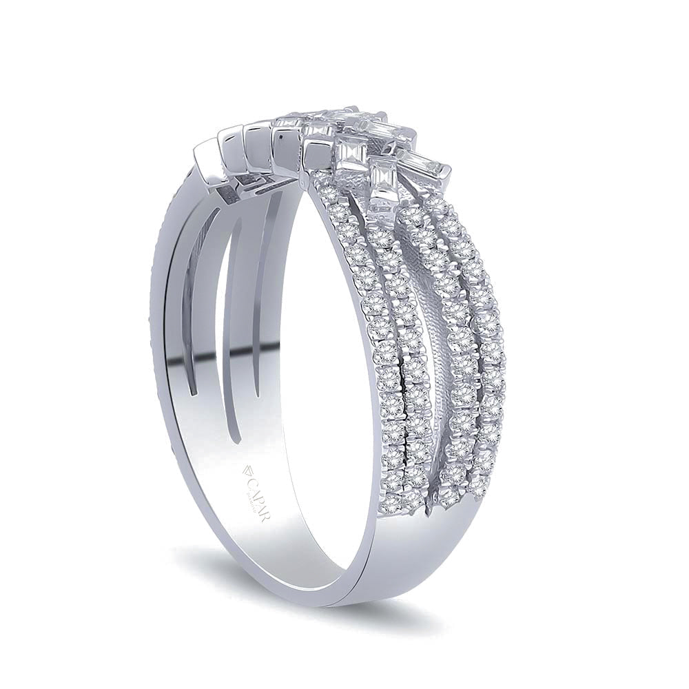 0.65 Karat Baget Pırlanta Yüzük Capar Diamond
