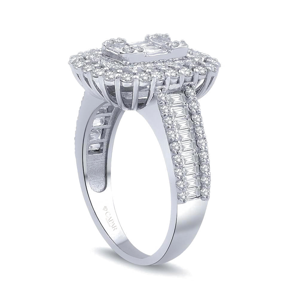 1.60 Karat Baget Pırlanta Yüzük Capar Diamond