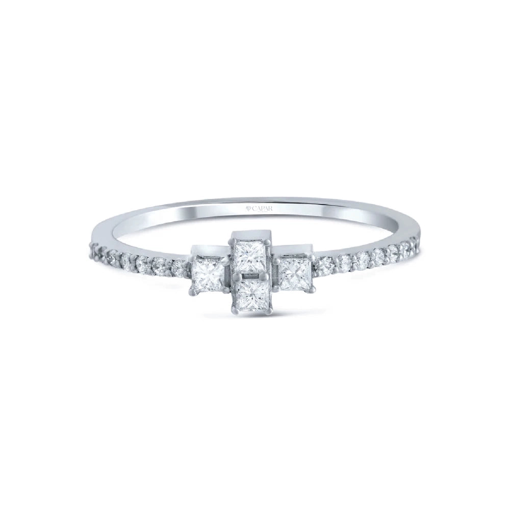 0.26  Karat Pırlanta Trend Yüzük Capar Diamond
