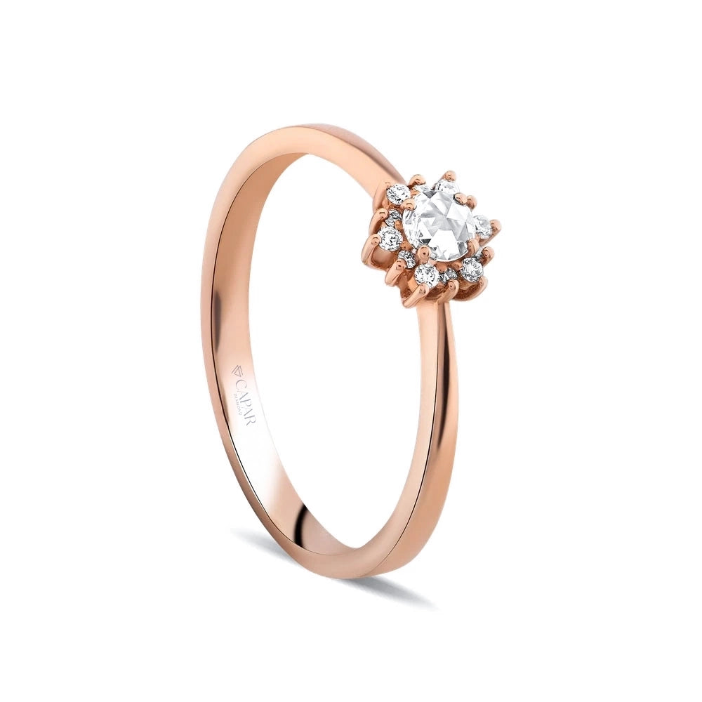 0.10 Karat Pırlanta Fantazi Yüzük Capar Diamond