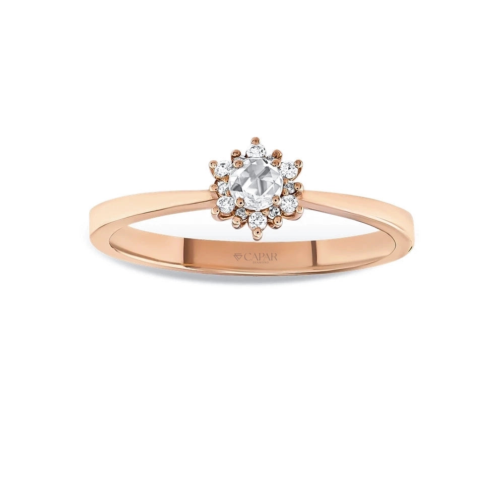 0.10 Karat Pırlanta Fantazi Yüzük Capar Diamond