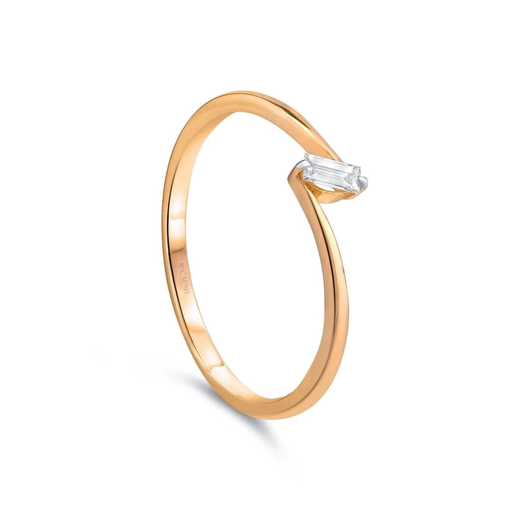 0.05 Baget Kesim Pırlanta Tasarım Yüzük Capar Diamond
