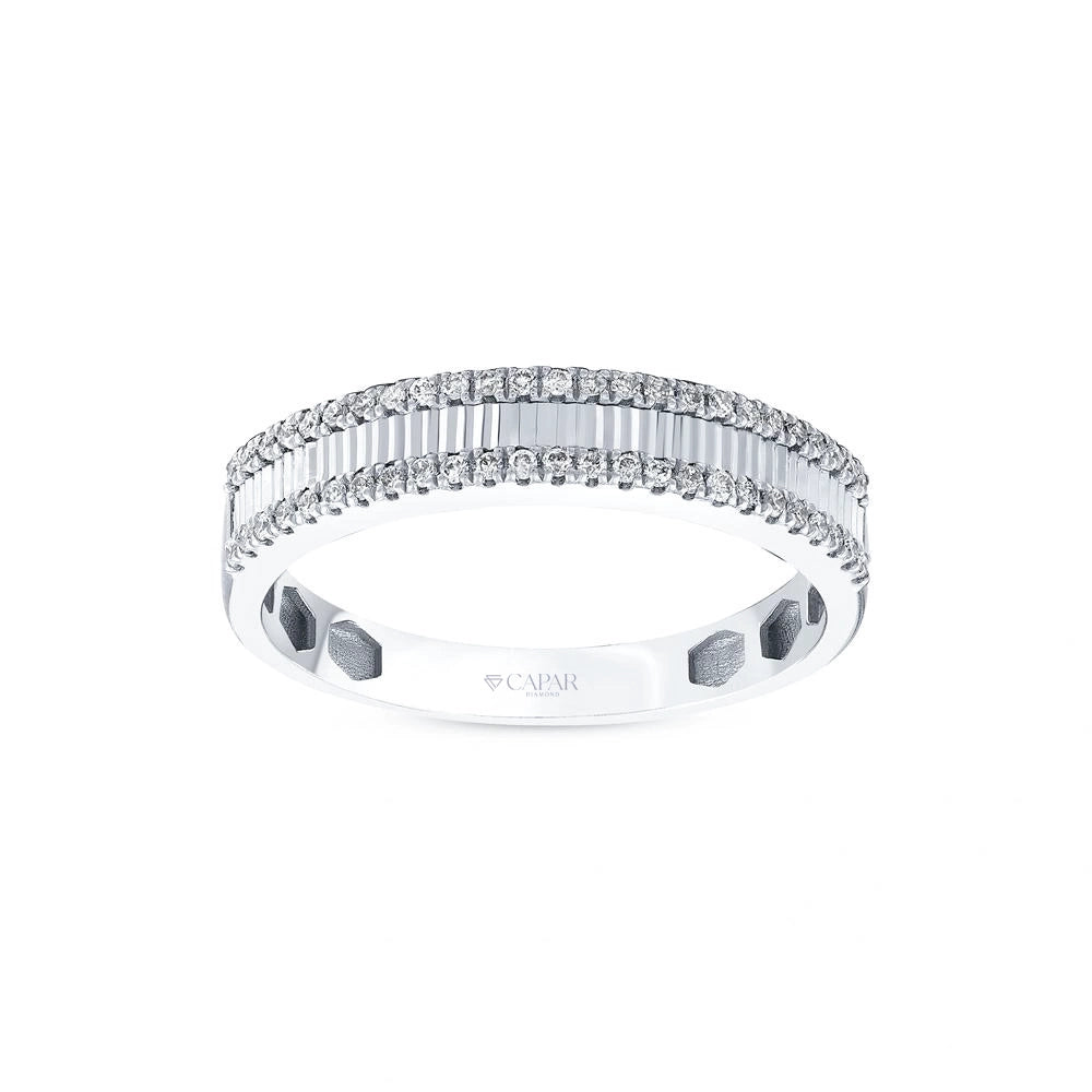 0.10 Karat Yarım Tur Pırlanta Yüzük Capar Diamond