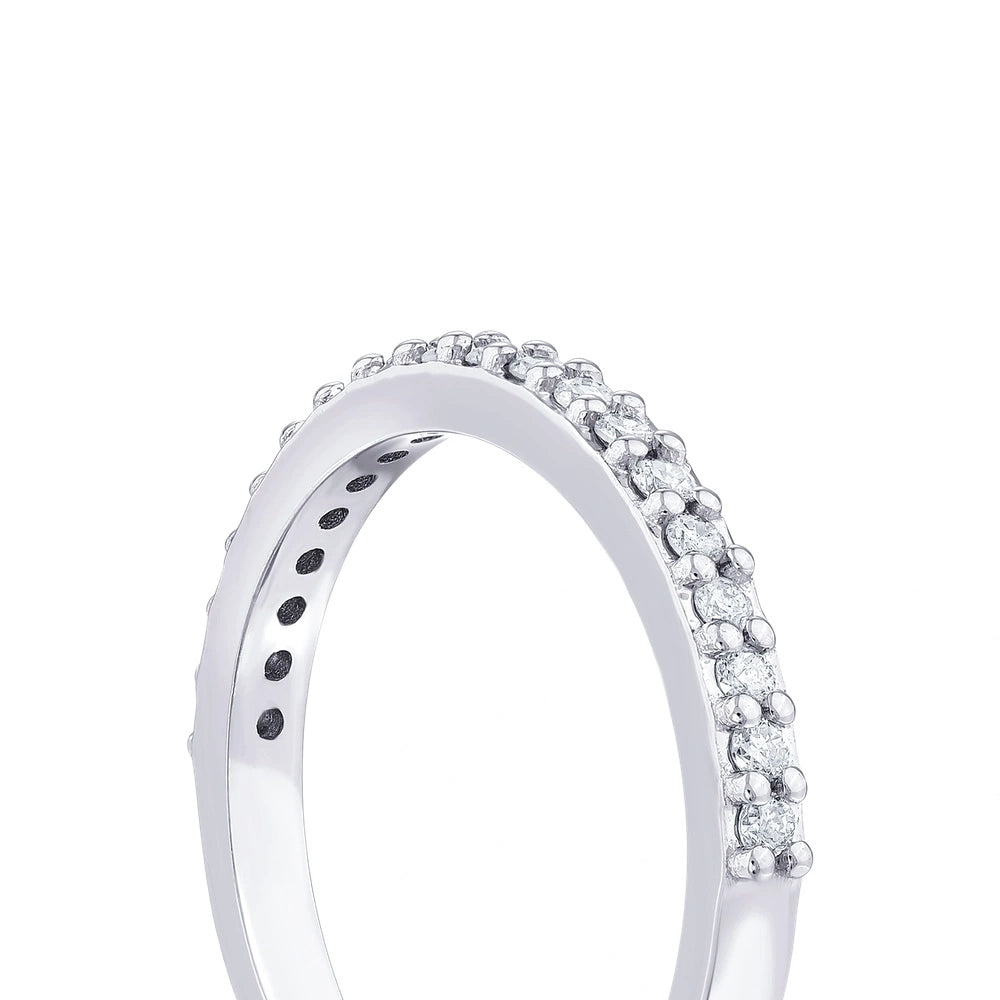 0.80 Karat Pırlanta Yarım Tur Yüzük Capar Diamond