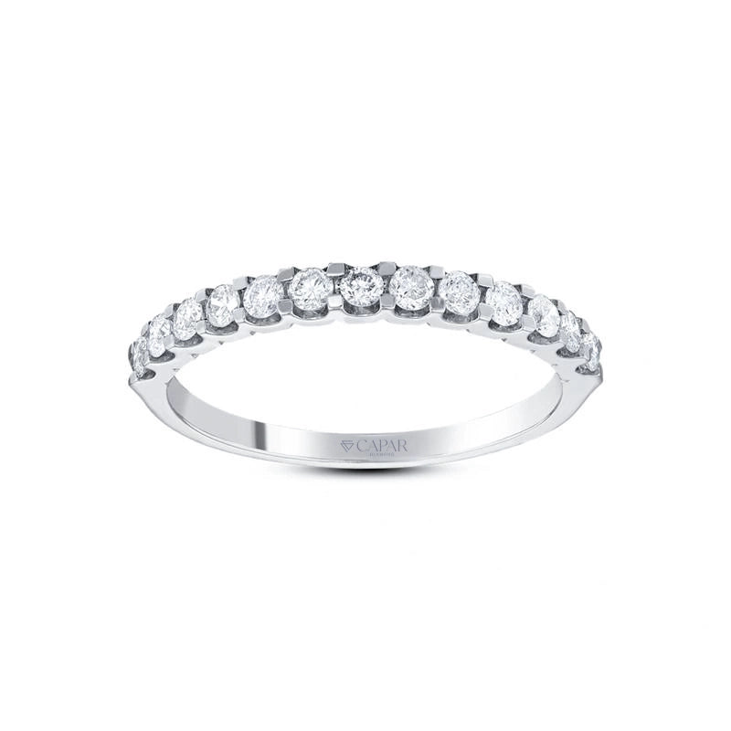 1.65 Karat Pırlanta Yarım Tur Yüzük Capar Diamond